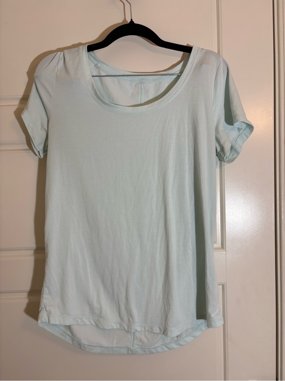 Athleta Light Mint Scoop Neck Short Sleeve Tee